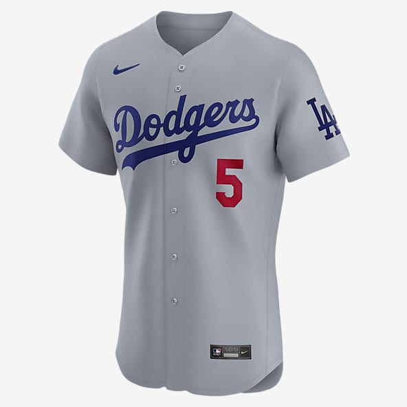 Black and grey dodgers jersey top